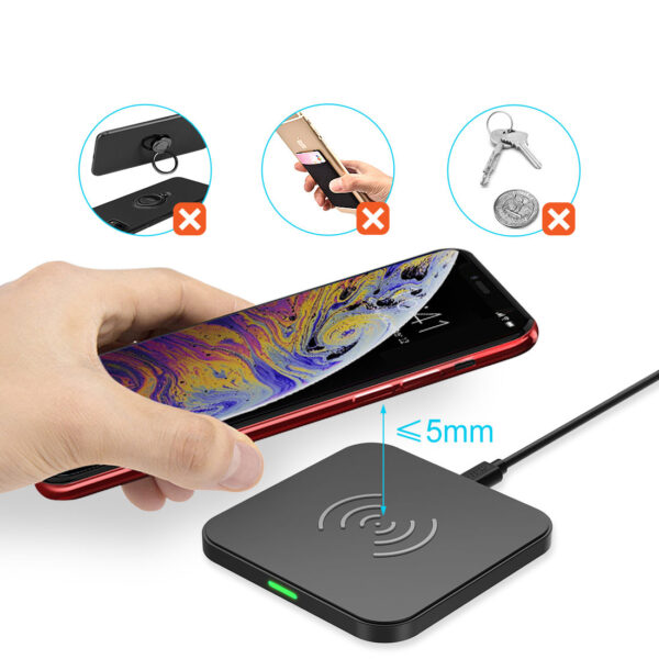 Ładowarka bezprzewodowa Qi telefon słuchawki ładowarka sieciowa EU kabel USB - microUSB 1.2m ZESTAW biały 7 1016641 8 ladowarka bezprzewodowatelefon sluch choetech hurtownia sklep