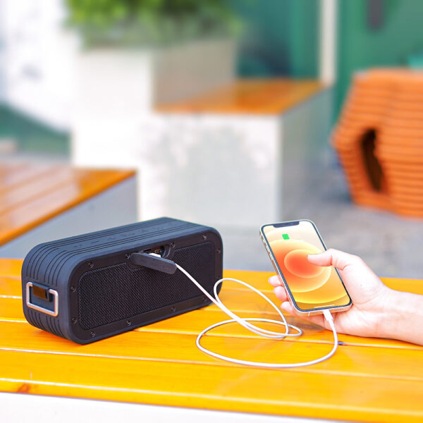 Force X wodoodporny bezprzewodowy głośnik Bluetooth 60W z funkcją Powerbank czarny 10 1016649 11 force x wodoodporny bezprzewodowy glosni tronsmart hurtownia sklep