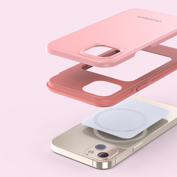 Etui do iPhone 13 mini MFM Anti-drop case różowy 1 1016656 2 etui do iphone 13 mini mfm anti drop cas choetech hurtownia sklep