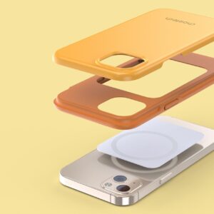 Etui do iPhone 13 MFM Anti-drop case pomarańczowy 13 Etui do iPhone 13 MFM Anti-drop case pomarańczowy - obrazek 7