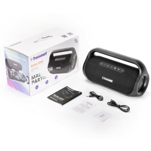 Głośnik bezprzewodowy Bluetooth Bang Mini 50W czarny 4 1016695 5 glosnik bezprzewodowy bluetooth bang min tronsmart hurtownia sklep