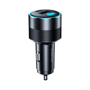 Szybka ładowarka samochodowa 130W 2xUSB-C + USB-A czarny - obrazek 10
