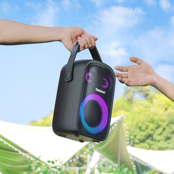Głośnik bezprzewodowy Bluetooth 60W Halo 100 czarny 9 1016716 10 glosnik bezprzewodowy bluetooth 60w halo tronsmart hurtownia sklep
