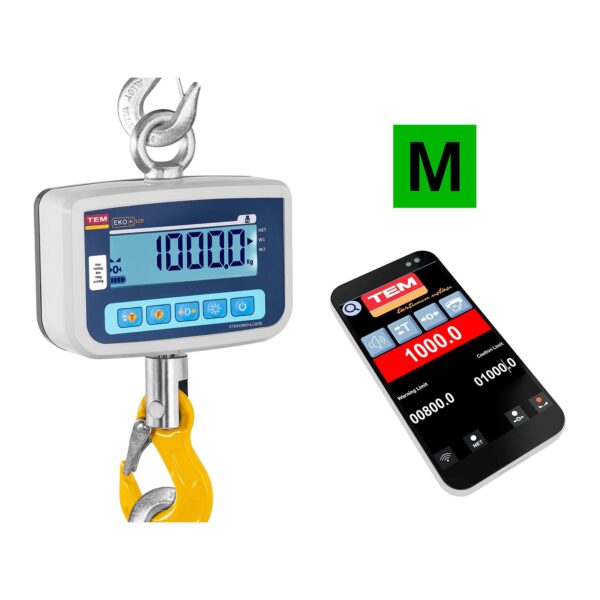 Waga hakowa wisząca magazynowa z legalizacją bluetooth CEKO+ TEM 1000kg / 500g 1 10200012 2