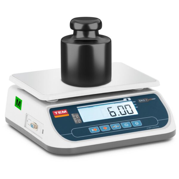 Waga sklepowa handlowa 6 kg / 2 g LCD M LEGALIZACJA 1 10200016 1