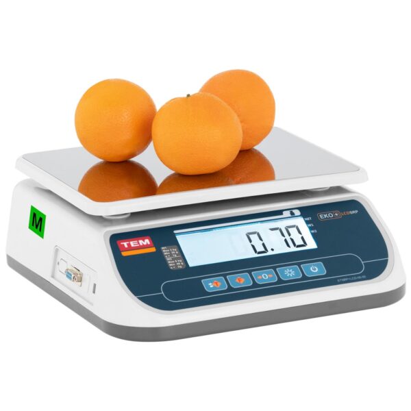 Waga sklepowa handlowa 6 kg / 2 g LCD M LEGALIZACJA 3 10200016 3