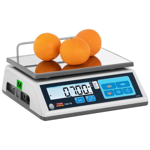 Waga sklepowa handlowa 15 kg / 5 g LCD M LEGALIZACJA 3 10200019 3