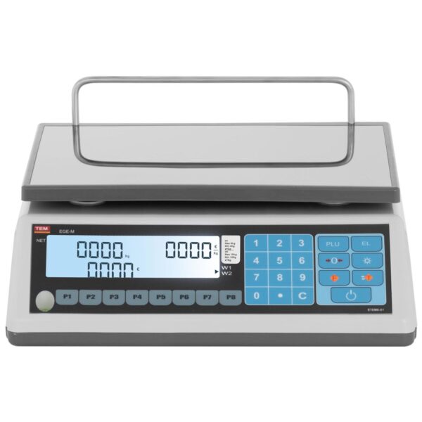 Waga sklepowa handlowa 15 kg / 5 g LCD M LEGALIZACJA 2 10200030 2