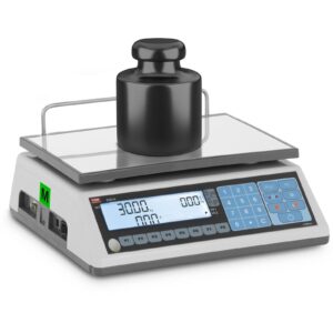Waga sklepowa handlowa 30 kg / 10 g LCD M LEGALIZACJA 7 Waga sklepowa handlowa 30 kg / 10 g LCD M LEGALIZACJA - obrazek 2