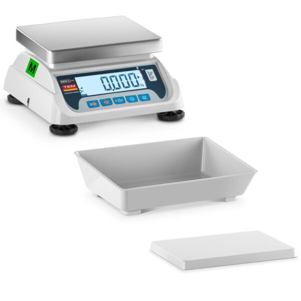 Waga stołowa 2 platformy interfejs RS232 3 kg / 1 g LCD M LEGALIZACJA 1 10200040 1