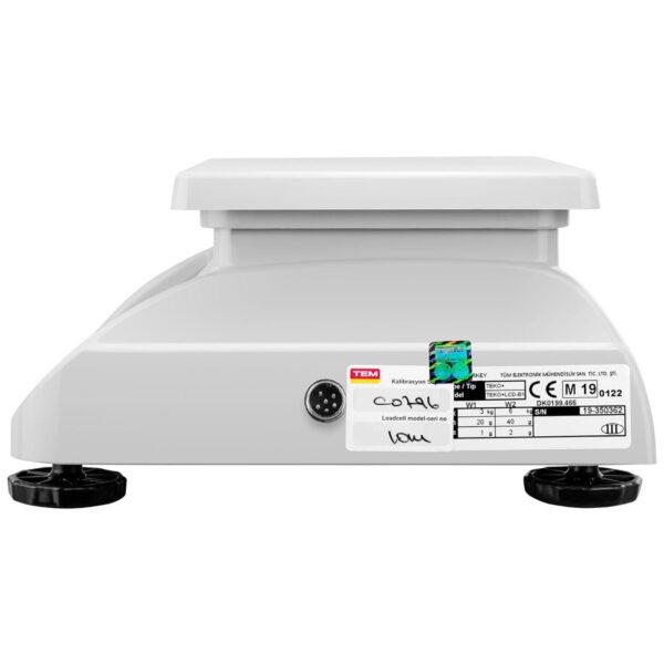 Waga stołowa 2 platformy interfejs RS232 6 kg / 2g LCD M LEGALIZACJA 3 10200041 3