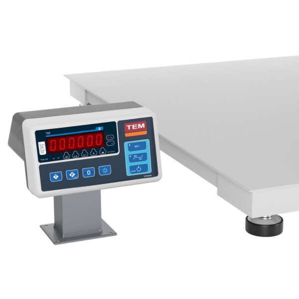 Waga platformowa przemysłowa interfejs RS232 1500 kg / 500 g LED M LEGALIZACJA 4 10200047 4