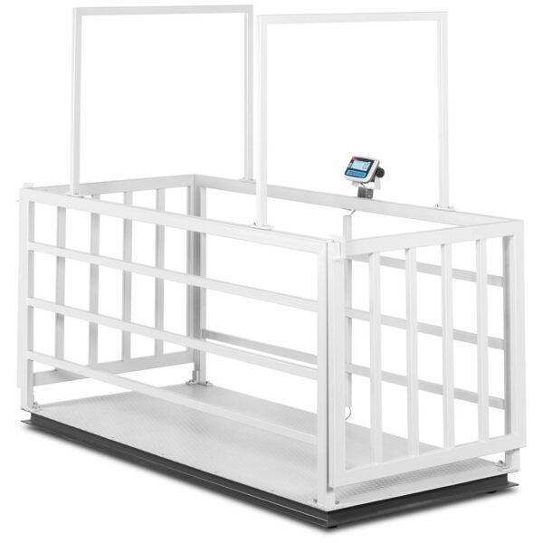 Waga weterynaryjna platformowa inwentarska z klatką dla zwierząt 3000/1 kg 110x240 cm LCD 1 10200111 1