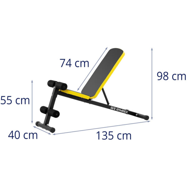 Ławka treningowa do ćwiczeń klatki piersiowej ramion brzucha bicepsu do 100 kg 5 10230219 5