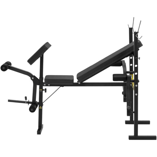 Ławka ławeczka treningowa pod sztangę z modlitewnikiem regulowana do 100 kg 1 10230247 1