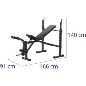 Ławka ławeczka treningowa pod sztangę regulowana do 100 kg 11 Ławka ławeczka treningowa pod sztangę regulowana do 100 kg - obrazek 6