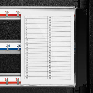 Szafka skrzynka organizer na klucze metalowa 80 kluczy + ZAWIESZKI 10 Szafka skrzynka organizer na klucze metalowa 80 kluczy + ZAWIESZKI - obrazek 5