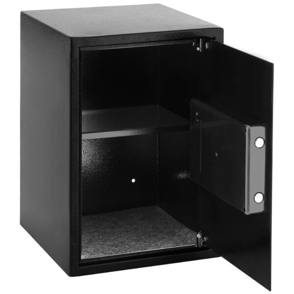 Sejf elektroniczny domowy biurowy z zamkiem szyfrowym stalowy 35x34.5x50 cm 2 10240072 2
