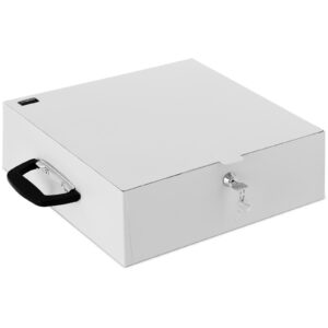 Sejf kasetka metalowa na dokumenty zamykana na klucz 350 x 320 x 110 mm DIN A5 8 Sejf kasetka metalowa na dokumenty zamykana na klucz 350 x 320 x 110 mm DIN A5 - obrazek 2
