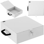 10240079 sejf kasetka metalowa na dokumenty zamykana na klucz 350 x 320 x 110 mm din a5 ean 4062859074560 hurtownia sklep
