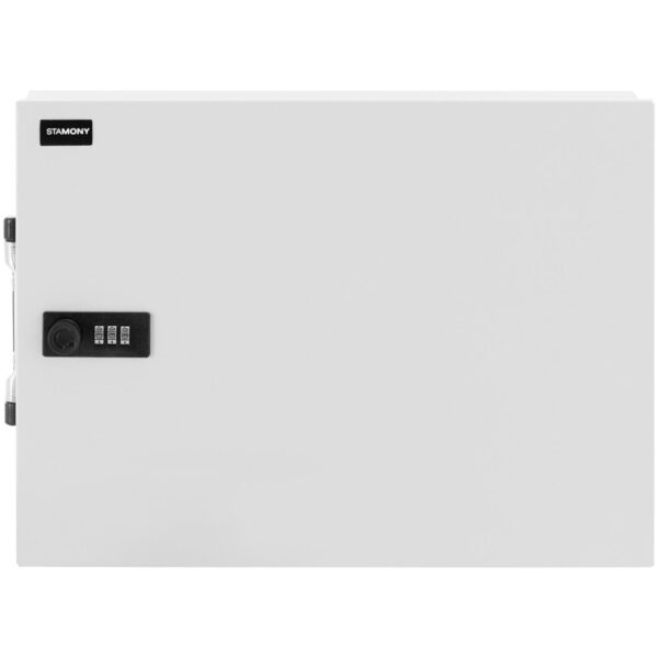 Sejf kasetka metalowa na dokumenty z zamkiem szyfrowym 355 x 255 x 70 mm DIN A6 5 10240080 5