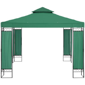 Pawilon ogrodowy altana namiot składany 3 x 3 x 2.6 m zielony 8 Pawilon ogrodowy altana namiot składany 3 x 3 x 2.6 m zielony - obrazek 3