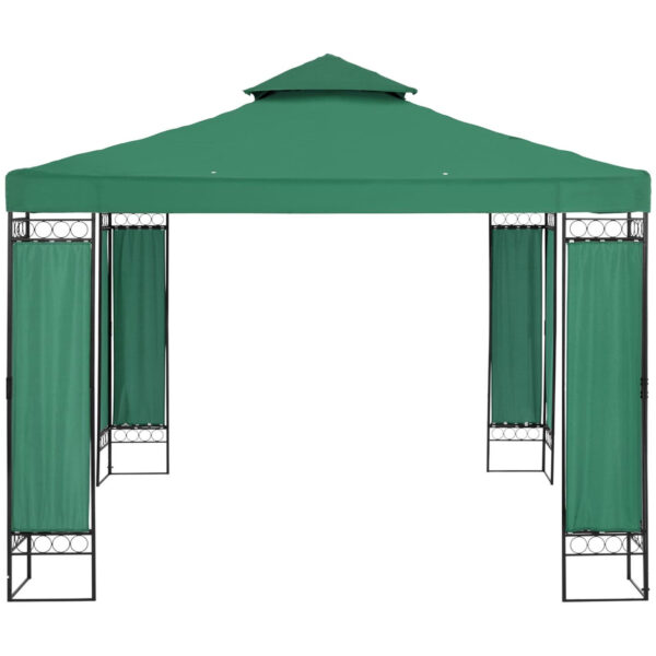 Pawilon ogrodowy altana namiot składany 3 x 3 x 2.6 m zielony 2 10250043 2