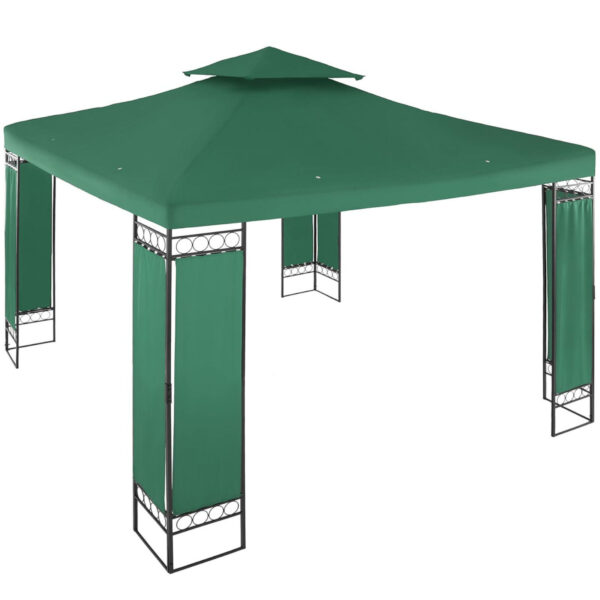 Pawilon ogrodowy altana namiot składany 3 x 3 x 2.6 m zielony 3 10250043 3