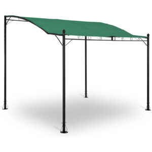 Zadaszenie ogrodowe altana wolnostojąca 2.6 x 3 x 2.5 m zielona 7 Zadaszenie ogrodowe altana wolnostojąca 2.6 x 3 x 2.5 m zielona - obrazek 2