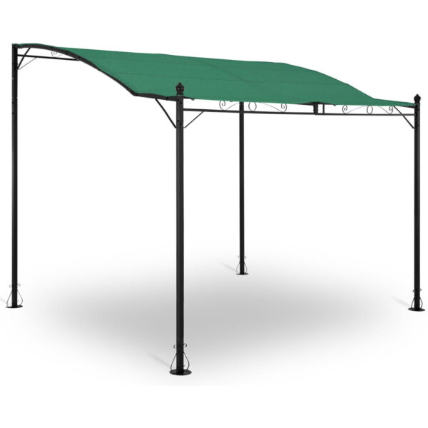 Zadaszenie ogrodowe altana wolnostojąca 2.6 x 3 x 2.5 m zielona 1 10250055 1