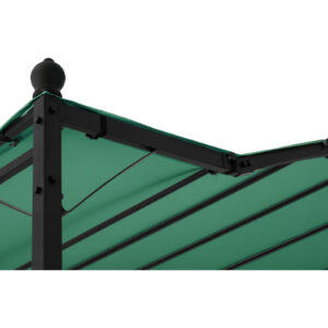 Zadaszenie ogrodowe altana wolnostojąca 2.6 x 3 x 2.5 m zielona 11 Zadaszenie ogrodowe altana wolnostojąca 2.6 x 3 x 2.5 m zielona - obrazek 6