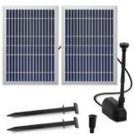 10250179 fontanna do oczka wodnego stawu solarna 1350 lh 16 m 2 x 6 w hurtownia sklep dystrybutor