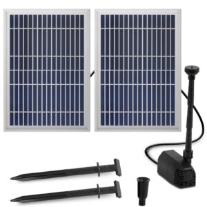 Fontanna do oczka wodnego stawu solarna 1350 l/h 1.6 m 2 x 6 W 5 Fontanna do oczka wodnego stawu solarna 1350 l/h 1.6 m 2 x 6 W - obrazek 1