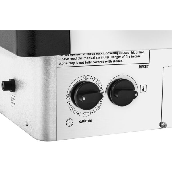 Piec do sauny elektryczny z wbudowanym sterowaniem 3-6 m3 do 110C 400 V 4.5 kW srebrno-czarny 3 10250216 3