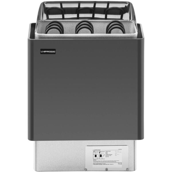 Piec do sauny elektryczny 3-6 m3 do 110C 400 V 4.5 kW czarno-srebrny 4 10250220 5