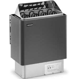 Piec do sauny elektryczny 5-9 m3 do 110C 400 V 6 kW czarno-srebrny 8 Piec do sauny elektryczny 5-9 m3 do 110C 400 V 6 kW czarno-srebrny - obrazek 2