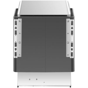 Piec do sauny elektryczny 5-9 m3 do 110C 400 V 6 kW czarno-srebrny 13 Piec do sauny elektryczny 5-9 m3 do 110C 400 V 6 kW czarno-srebrny - obrazek 7