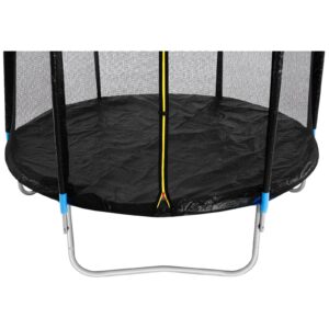 Trampolina ogrodowa z siatką i osłoną na sprężyny śr. 240 cm do 100 kg 9 Trampolina ogrodowa z siatką i osłoną na sprężyny śr. 240 cm do 100 kg - obrazek 4