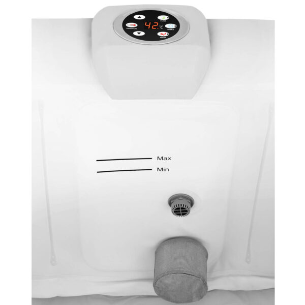 Jacuzzi ogrodowe dmuchane z masażem 6 osobowe 42C 900 l beżowo-białe 3 10250468 3