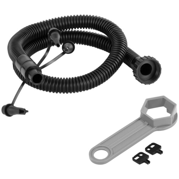 Jacuzzi ogrodowe dmuchane z masażem 6 osobowe 42C 900 l beżowo-białe 4 10250468 4