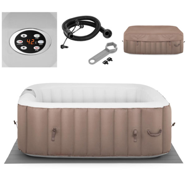 10250468-jacuzzi-ogrodowe-dmuchane-z-masazem-6-osobowe-42c-900-l-bezowo-biale-ean-4062859007162-sklep-hurtownia 10250468 jacuzzi ogrodowe dmuchane z masazem 6 osobowe 42c 900 l bezowo biale ean 4062859007162 sklep hurtownia