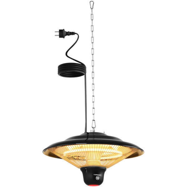 Lampa grzewcza tarasowa promiennik podczerwieni wiszący 1500 W 1 10250480 1