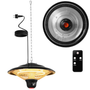 Lampa grzewcza tarasowa promiennik podczerwieni wiszący 1500 W 6 Lampa grzewcza tarasowa promiennik podczerwieni wiszący 1500 W - obrazek 1