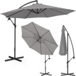 10250526 parasol ogrodowy na wysiegniku okragly uchylny sr 300 cm ciemnoszary ean 4062859088154 hurtownia sklep