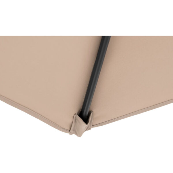 Parasol ogrodowy na wysięgniku okrągły uchylny śr. 300 cm kremowy 2 10250531 10