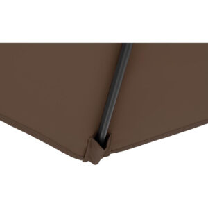 Parasol ogrodowy na wysięgniku okrągły uchylny śr. 300 cm brązowy 14 Parasol ogrodowy na wysięgniku okrągły uchylny śr. 300 cm brązowy - obrazek 4