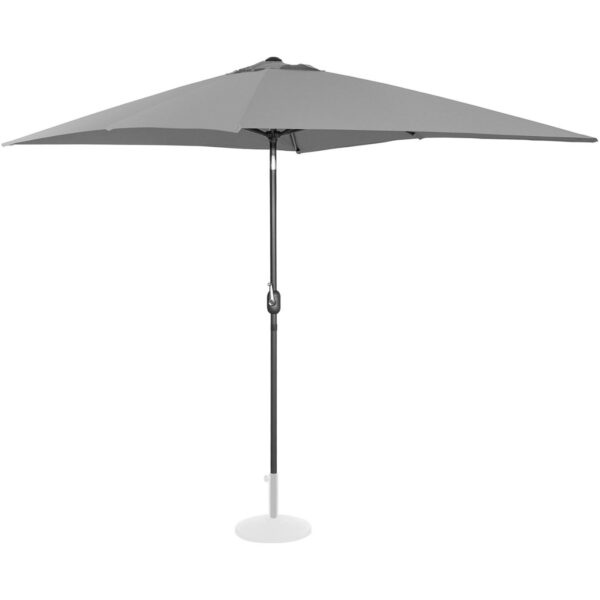 Parasol ogrodowy prostokątny uchylny z korbką 200 x 300 cm ciemnoszary 4 10250543 2