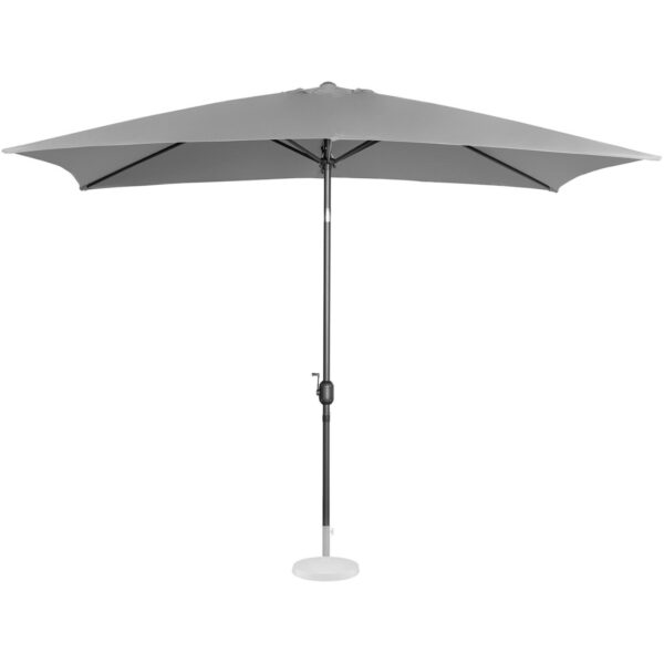 Parasol ogrodowy prostokątny uchylny z korbką 200 x 300 cm ciemnoszary 5 10250543 3