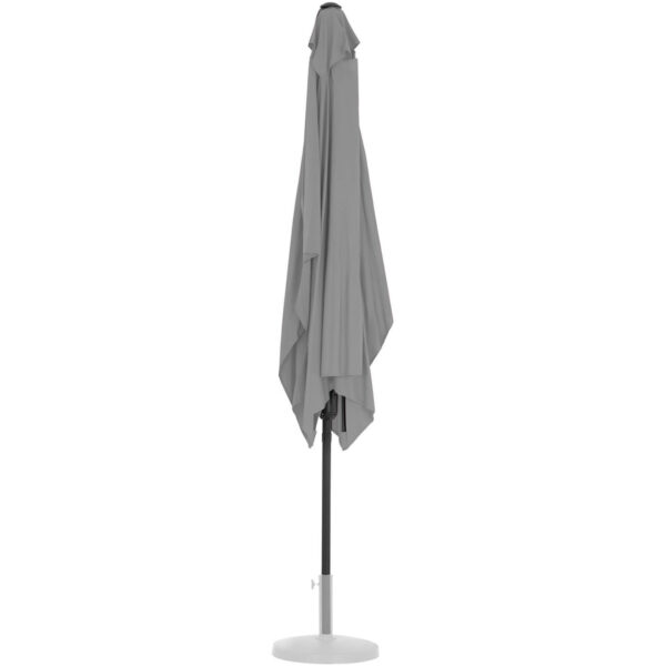 Parasol ogrodowy prostokątny uchylny z korbką 200 x 300 cm ciemnoszary 8 10250543 6
