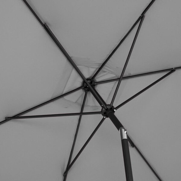 Parasol ogrodowy prostokątny uchylny z korbką 200 x 300 cm ciemnoszary 9 10250543 7